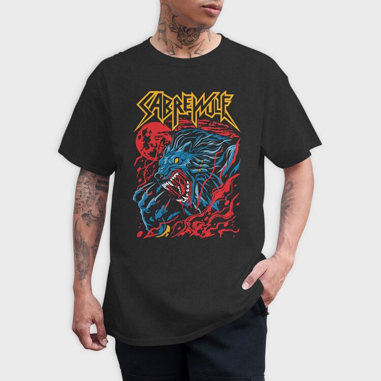 Sabrewule, Tricou Barbati (Unisex)