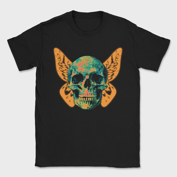 Butterfly Skull, Tricou Barbati (Unisex)