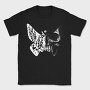 Butterfly Half Skull, Tricou Barbati (Unisex)