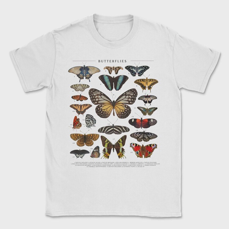 Butterflies Catalog, Tricou Barbati (Unisex)