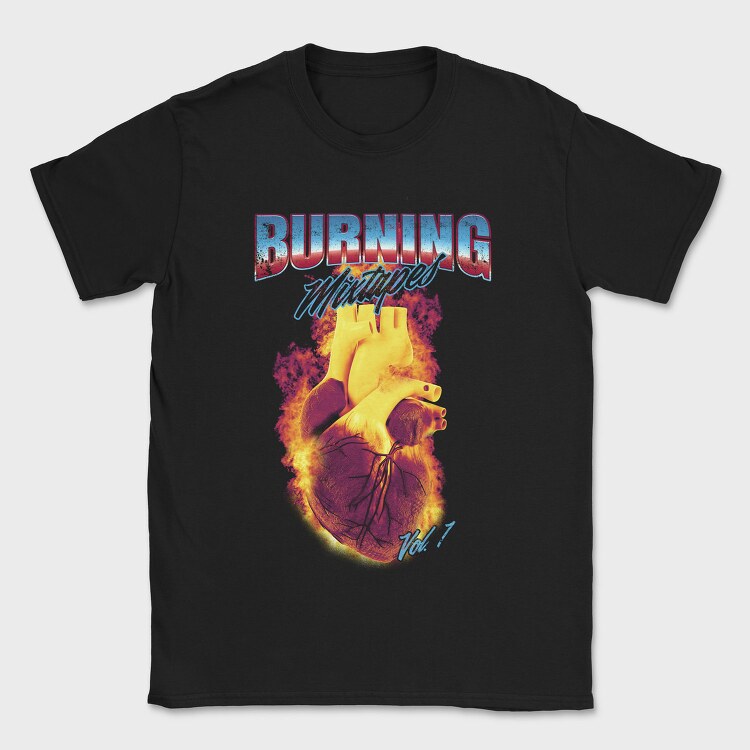 Burning Mixtapes, Tricou Barbati (Unisex)