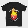 Burning Feelings Heart, Tricou Barbati (Unisex)