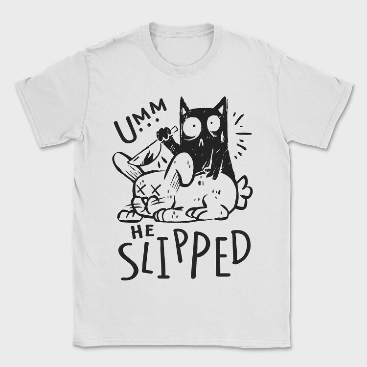 Bunny Funny Cat, Tricou Barbati (Unisex)