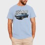 Muscle Blue Car, Tricou Barbati (Unisex)