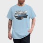 Muscle Blue Car, Tricou Barbati (Unisex)