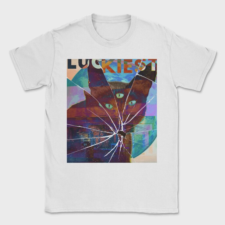 Broken Glass Luckiest, Tricou Barbati (Unisex)