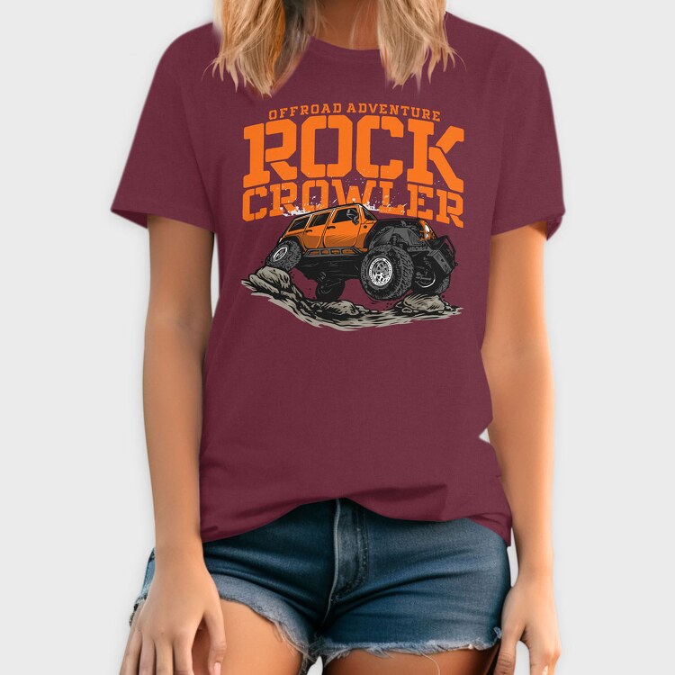 Offroad Adventure Rock Crowler Jeep, Tricou Barbati (Unisex)