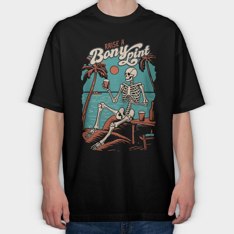 Bony Pint, Tricou Oversize Barbati (Unisex)