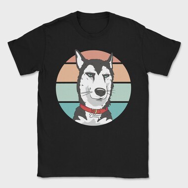 Bored Husky Dog, Tricou Barbati (Unisex)