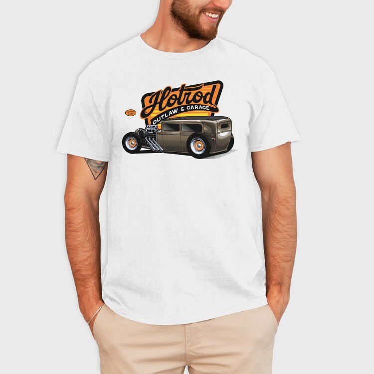 Hotrod 7, Tricou Barbati (Unisex)