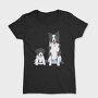 Border Collie Puppy Dog, Tricou Femei