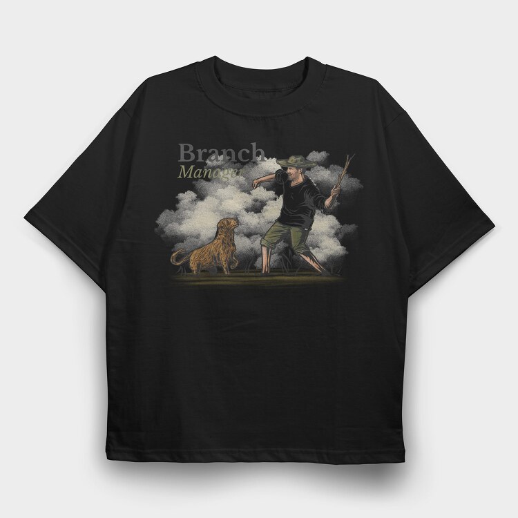 Branch Manager, Tricou Oversize Barbati (Unisex)