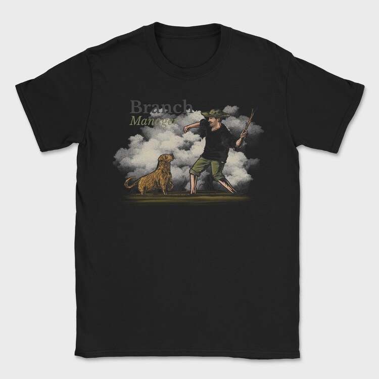 Branch Manager, Tricou Barbati (Unisex)