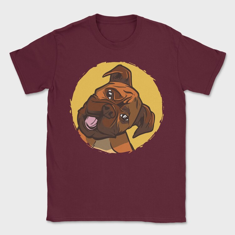 Boxer Dog, Tricou Barbati (Unisex)