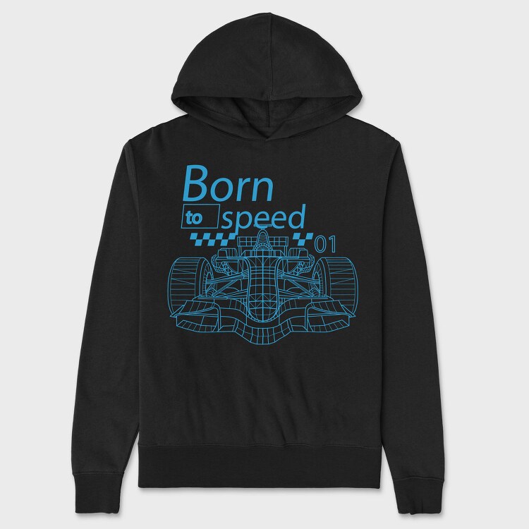 Born to Speed, Hanorac Oversize Barbati (Unisex)