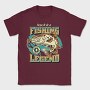 Born to Be a Fishing Legend, Tricou Barbati (Unisex)