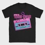 Born in the 80 S Pink Cassette, Tricou Barbati (Unisex)