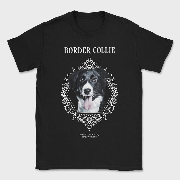 Border Collie, Tricou Barbati (Unisex)