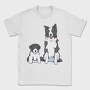 Border Collie Puppy Dog, Tricou Barbati (Unisex)