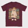 Books Cute Ghost, Tricou Barbati (Unisex)