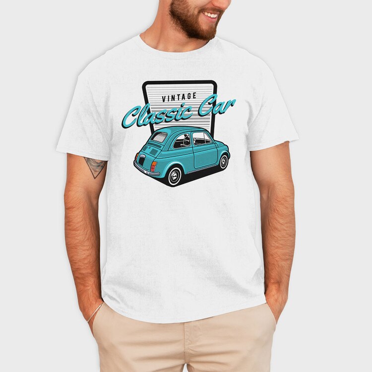 1975 Fiat 500, Tricou Barbati (Unisex)