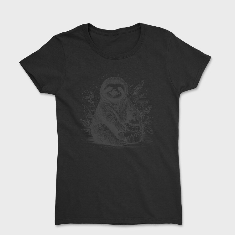 Birthday Sloth, Tricou Femei