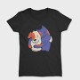 Blue Cat and Dog Hugging, Tricou Femei