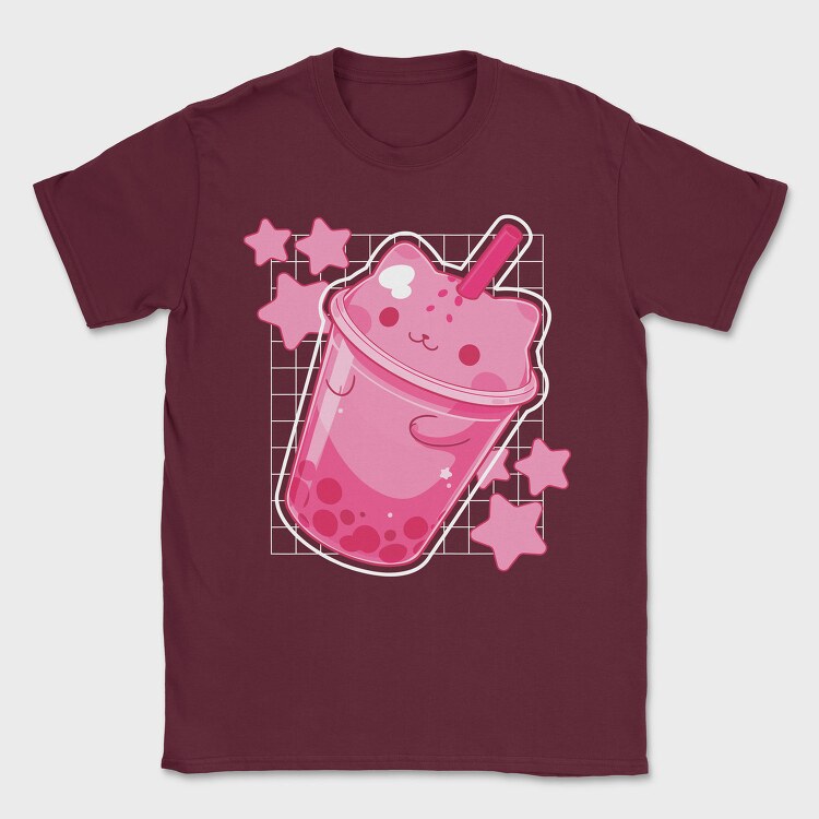 Boba Cat, Tricou Barbati (Unisex)