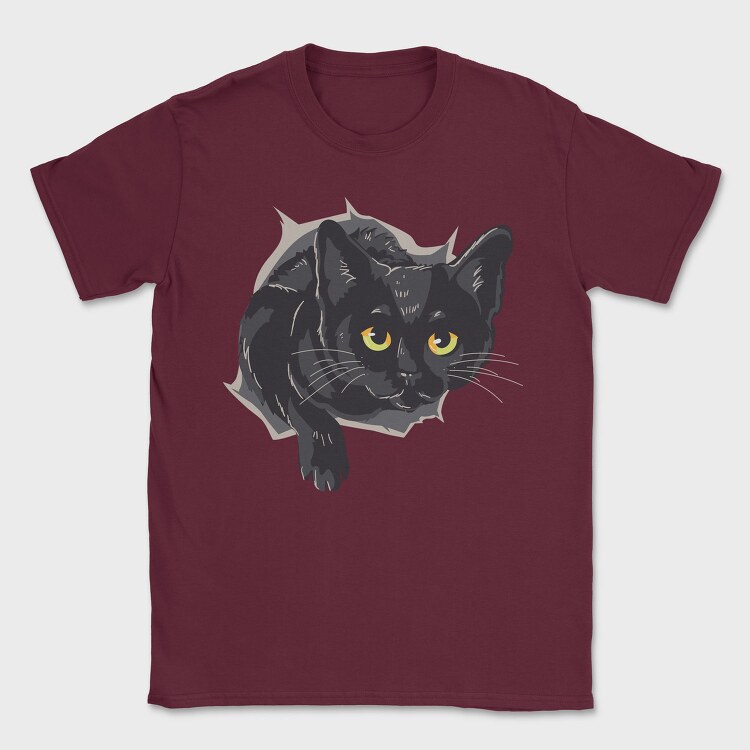 Black Cat Box, Tricou Barbati (Unisex)