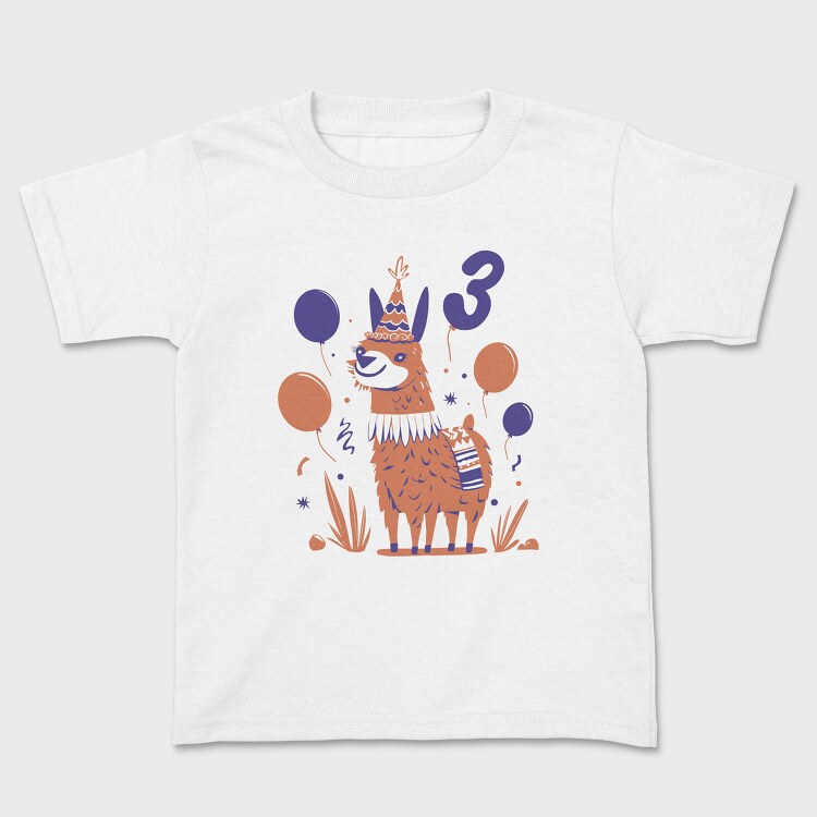 Birthday Llama, Tricou Copii