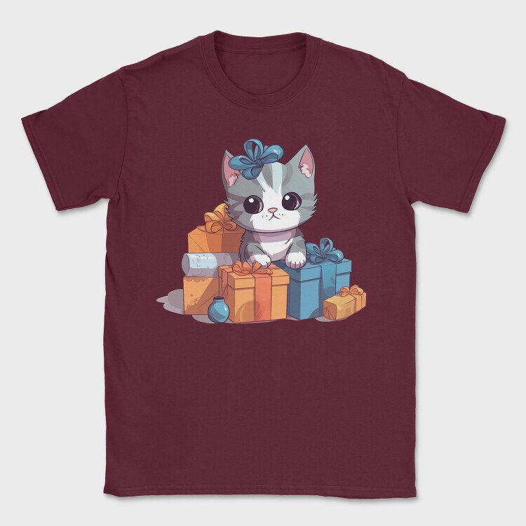 Birthday Cat, Tricou Barbati (Unisex)