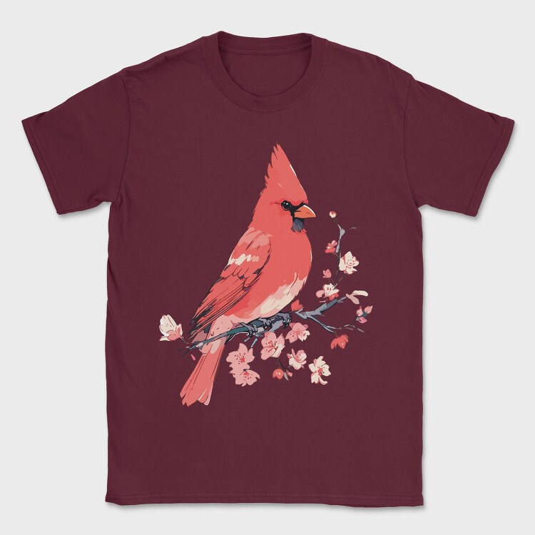 Bird Blossom, Tricou Barbati (Unisex)
