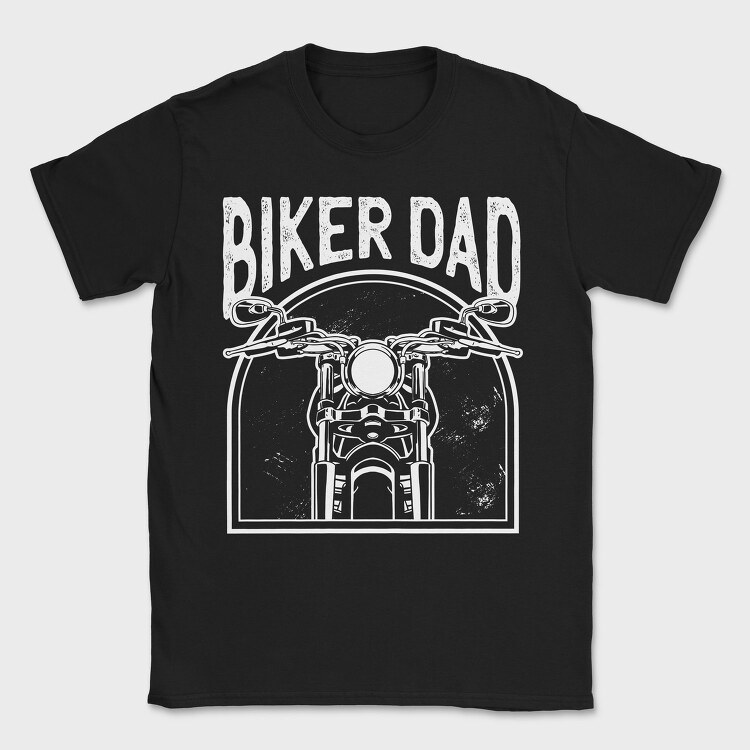 Biker Dad, Tricou Barbati (Unisex)