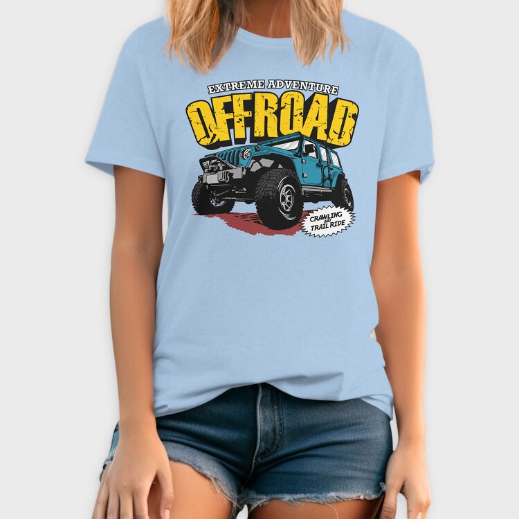 Extreme Adventure Offroad Jeep, Tricou Barbati (Unisex)