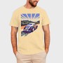 Classic Car Road Trees Sunset, Tricou Barbati (Unisex)