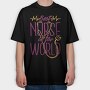 Best Nurse in the World, Tricou Oversize Barbati (Unisex)