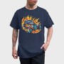 Flame Hotrod Old Car, Tricou Barbati (Unisex)