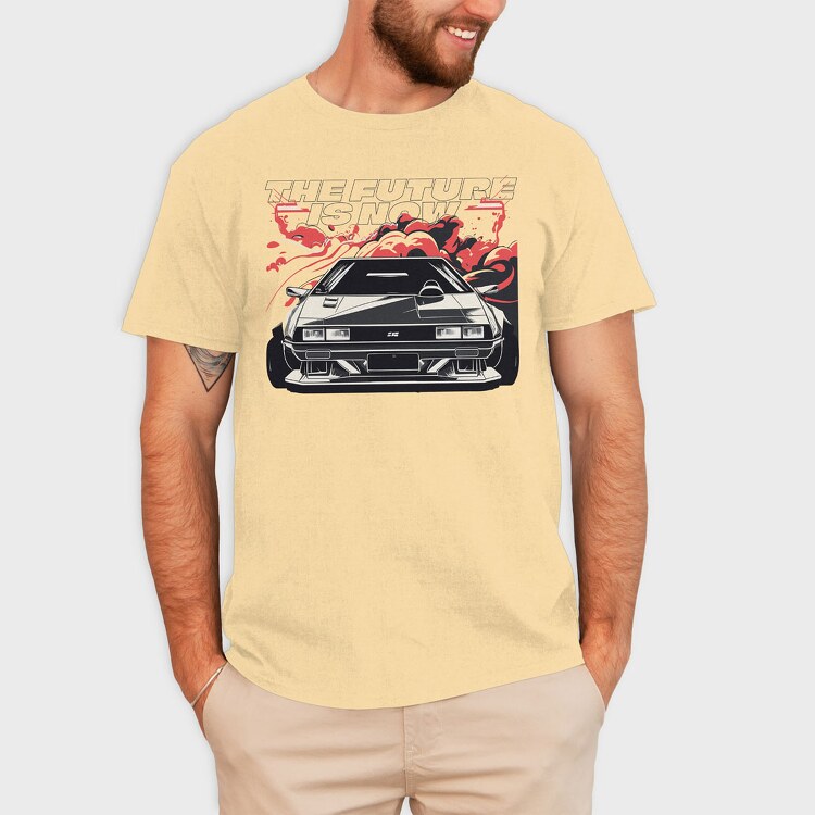 Futuristic Car Smoke, Tricou Barbati (Unisex)