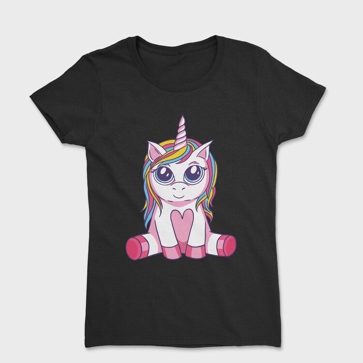 Big Eyes Unicorn, Tricou Femei