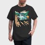 Classic Car Trees Landscape Retro, Tricou Barbati (Unisex)
