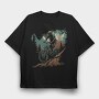 Bike Mountain, Tricou Oversize Barbati (Unisex)