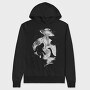 Bigfoot Ufo Monster, Hanorac Oversize Barbati (Unisex)