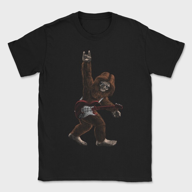Bigfoot Electric Guitar, Tricou Barbati (Unisex)