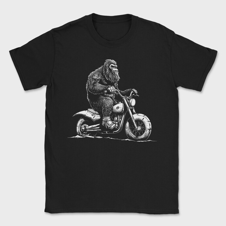 Big Foot Motorcycle, Tricou Barbati (Unisex)