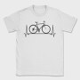 Bicycle Heartbeat, Tricou Barbati (Unisex)