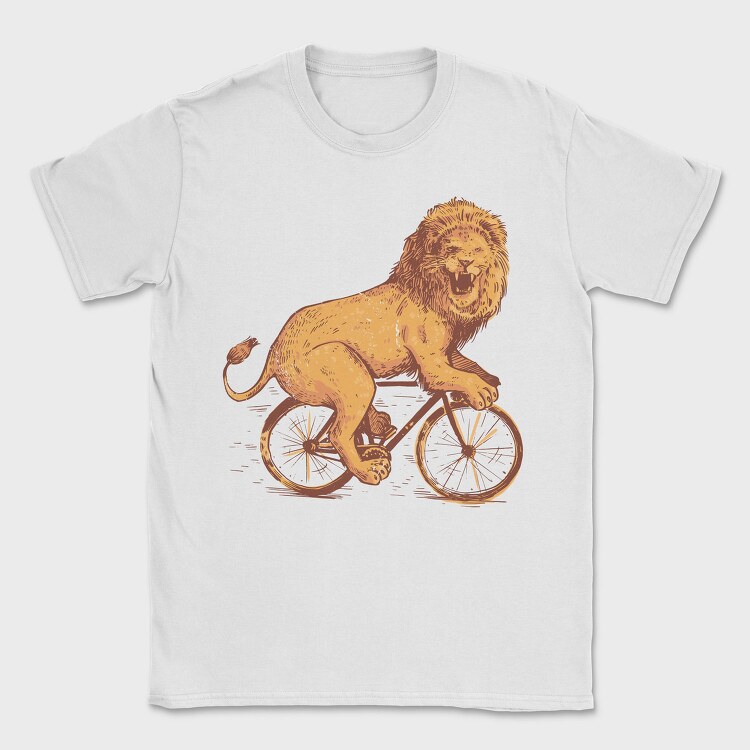 Bicicle Lion, Tricou Barbati (Unisex)
