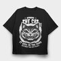 Beware the Cat, Tricou Oversize Barbati (Unisex)