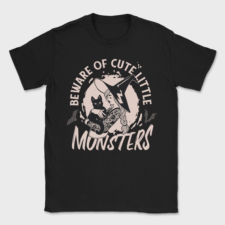 Beware of Cute Little Monsters, Tricou Barbati (Unisex)