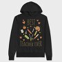Best Teacher Ever, Hanorac Oversize Barbati (Unisex)