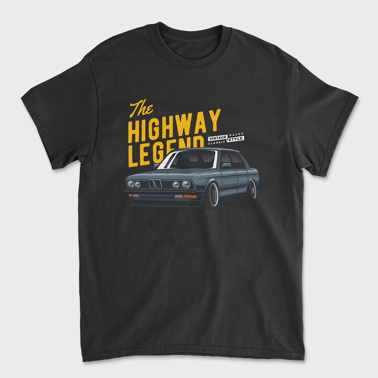 Highway Legend Bmw, Tricou Barbati (Unisex)